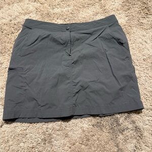 L.L bean Gray casual skort size 14